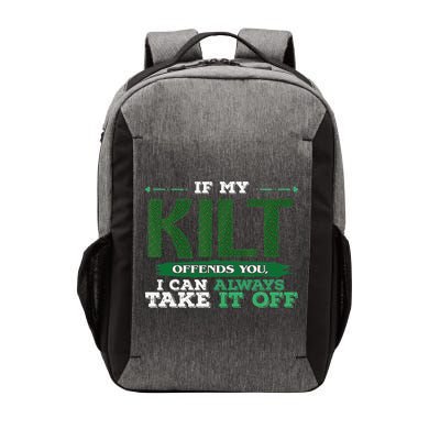 If Kilt Offends I Always Take Saint Patrick's Day Autocollan Vector Backpack