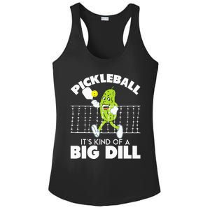 Its Kind Of A Big Dill Funny Pickleball Paddleball Ladies PosiCharge Competitor Racerback Tank