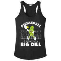 Its Kind Of A Big Dill Funny Pickleball Paddleball Ladies PosiCharge Competitor Racerback Tank