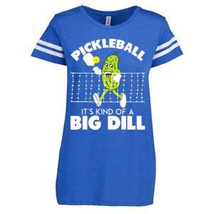 Its Kind Of A Big Dill Funny Pickleball Paddleball Enza Ladies Jersey Football T-Shirt