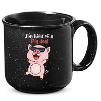 I’m kind of Pig Deal Funny Pig 15oz Campfire Ceramic Mug