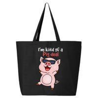 I’m kind of Pig Deal Funny Pig 25L Jumbo Tote