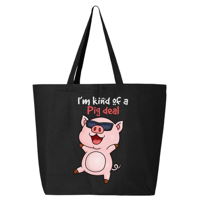 I’m kind of Pig Deal Funny Pig 25L Jumbo Tote