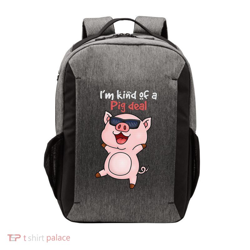 I’m kind of Pig Deal Funny Pig Vector Backpack