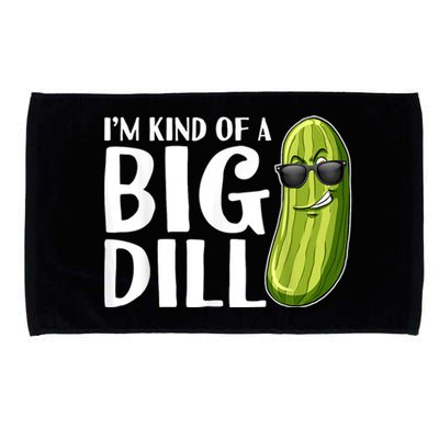 Im Kind Of A Big Dill Funny Pickle Microfiber Hand Towel