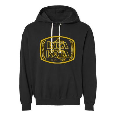 Inca Kola Peru Golden Kola Bubblegum Cream Soda Gold Garment-Dyed Fleece Hoodie