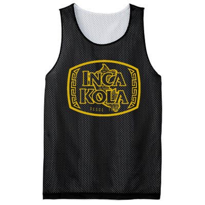 Inca Kola Peru Golden Kola Bubblegum Cream Soda Gold Mesh Reversible Basketball Jersey Tank