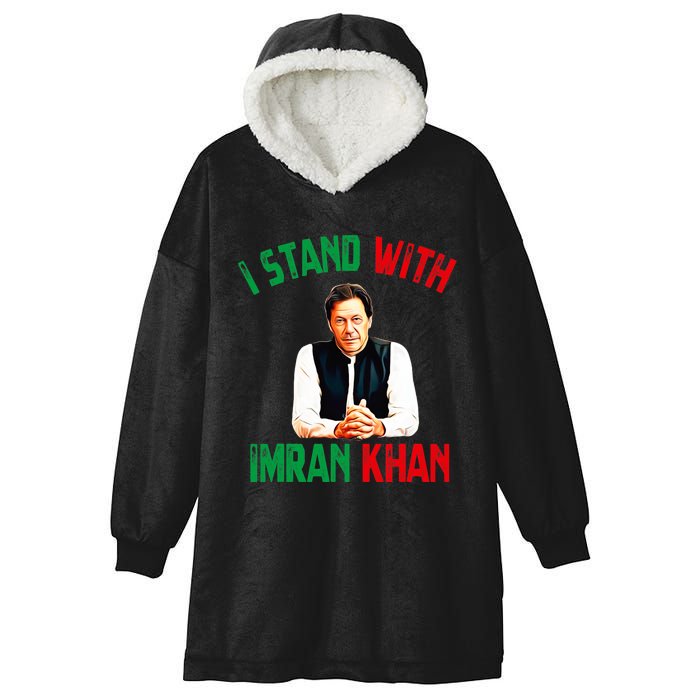 Imran Khan PTI Party Pakistan Support Freedom Hooded Wearable Blanket