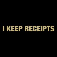 I Keep Receipts Drawstring Bag