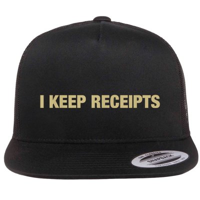 I Keep Receipts Flatbill Hat