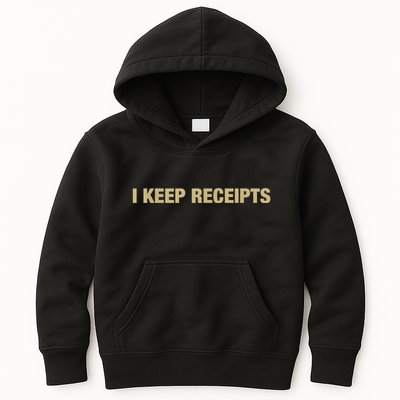 I Keep Receipts Kids Hoodie