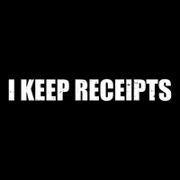 I Keep Receipts Drawstring Bag