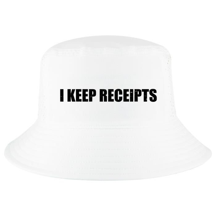 I Keep Receipts Cool Comfort Performance Bucket Hat