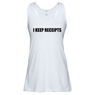 I Keep Receipts Ladies Essential Flowy Tank