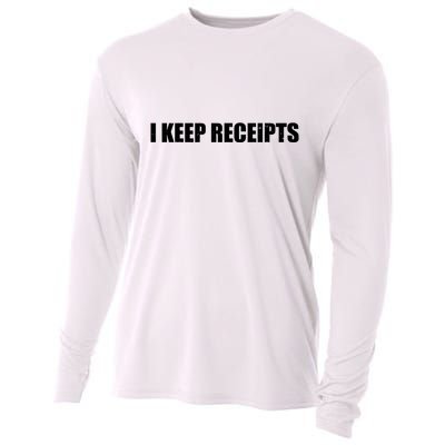 I Keep Receipts Cooling Performance Long Sleeve Crew