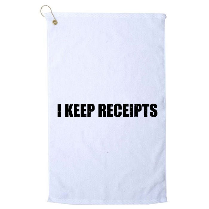 I Keep Receipts Golf Towel