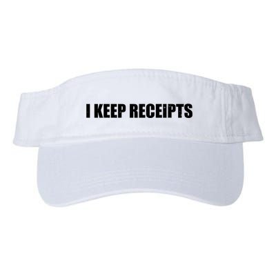 I Keep Receipts Visor
