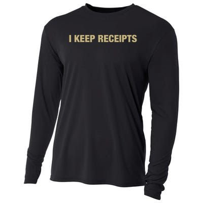 I Keep Receipts Cooling Performance Long Sleeve Crew