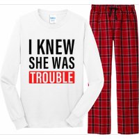 I Knew She Was Trouble Long Sleeve Pajama Set