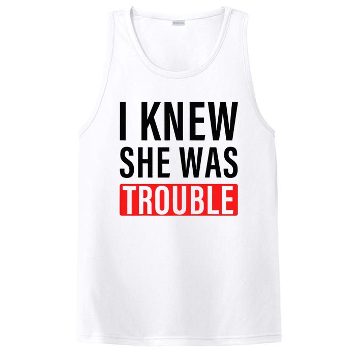 I Knew She Was Trouble PosiCharge Competitor Tank