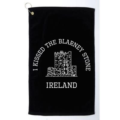 I Kissed The Blarney Stone Ireland Blarney Castle Co Cork Golf Towel