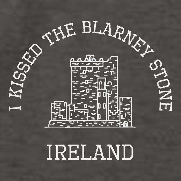 I Kissed The Blarney Stone Ireland Blarney Castle Co Cork Vector Backpack