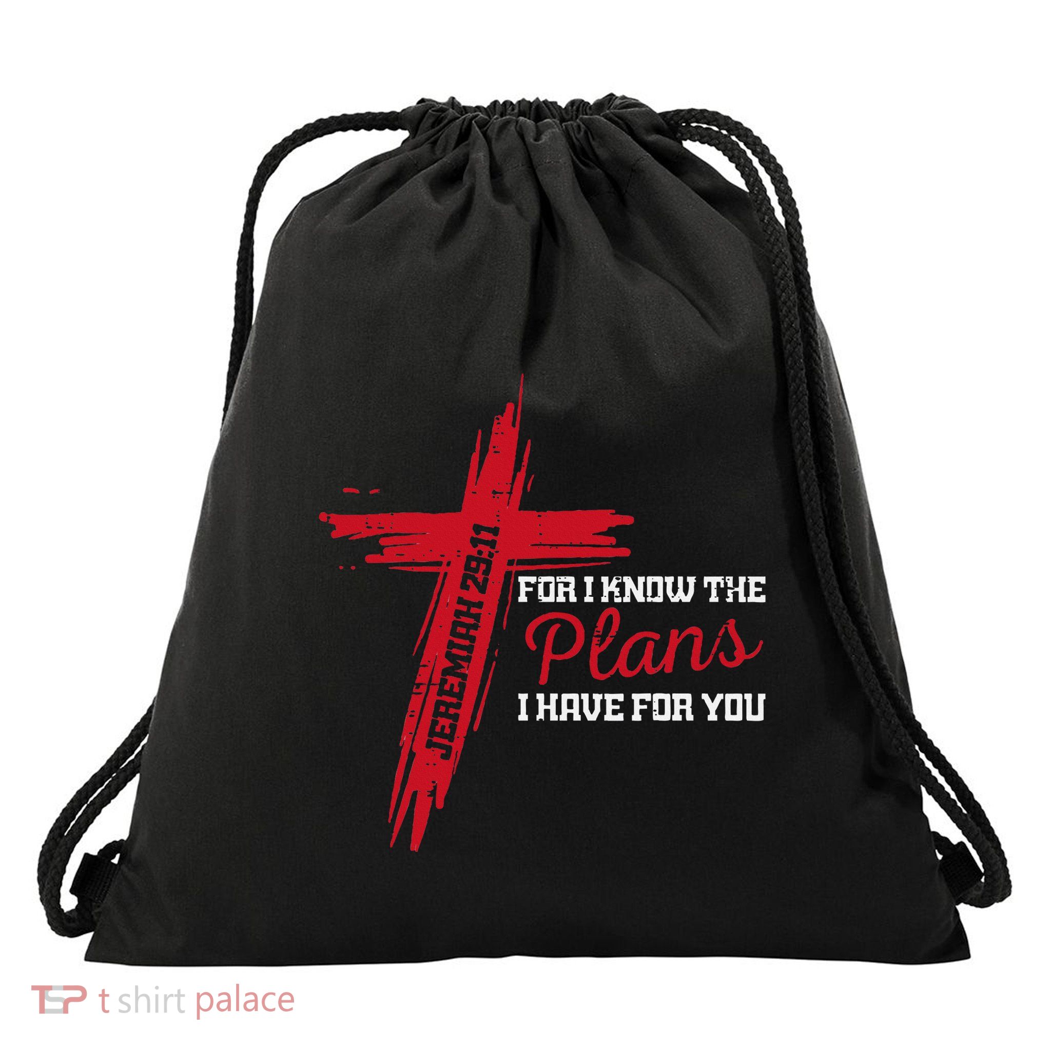 I Know The Plans I Have For You God Christian Women Drawstring Bag