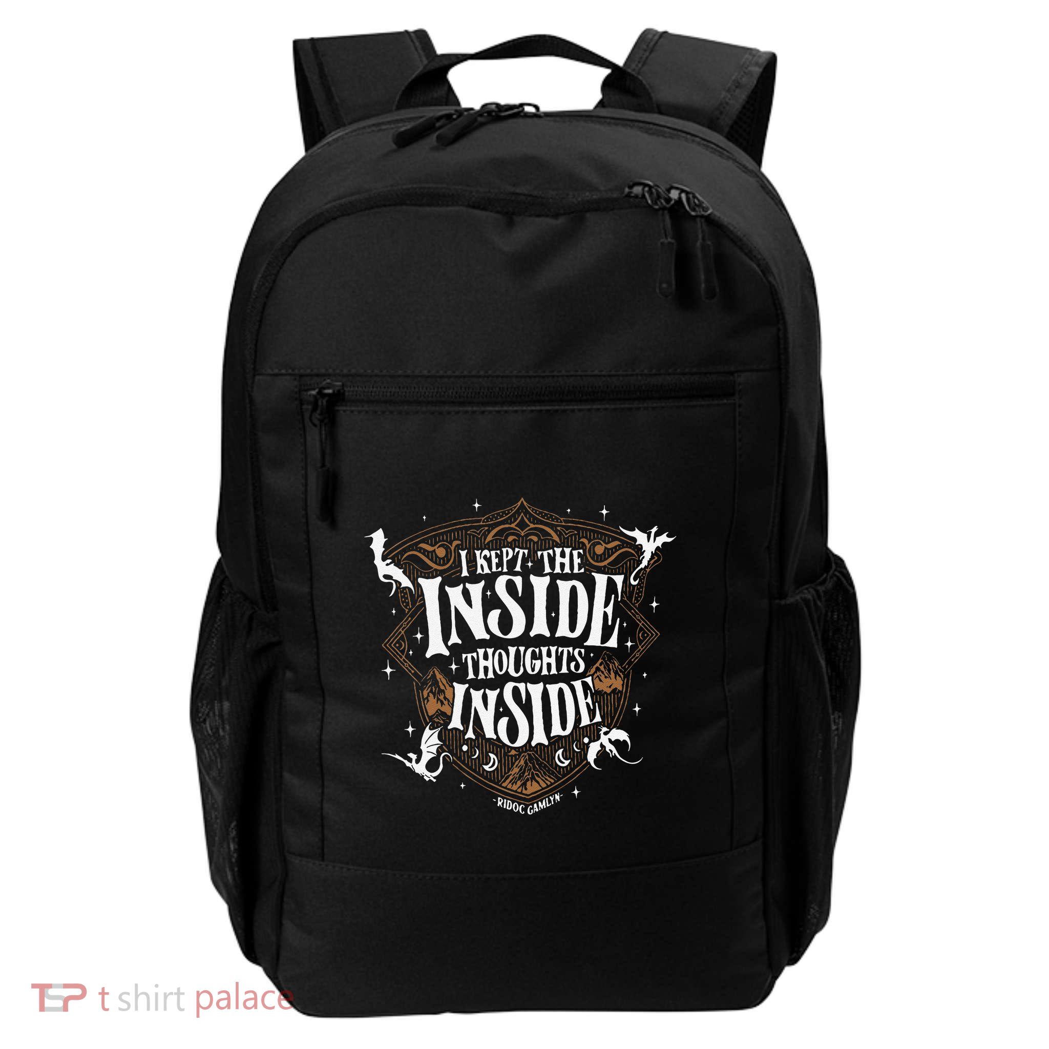 I Kept The Inside Thoughts Inside .Png Daily Commute Backpack