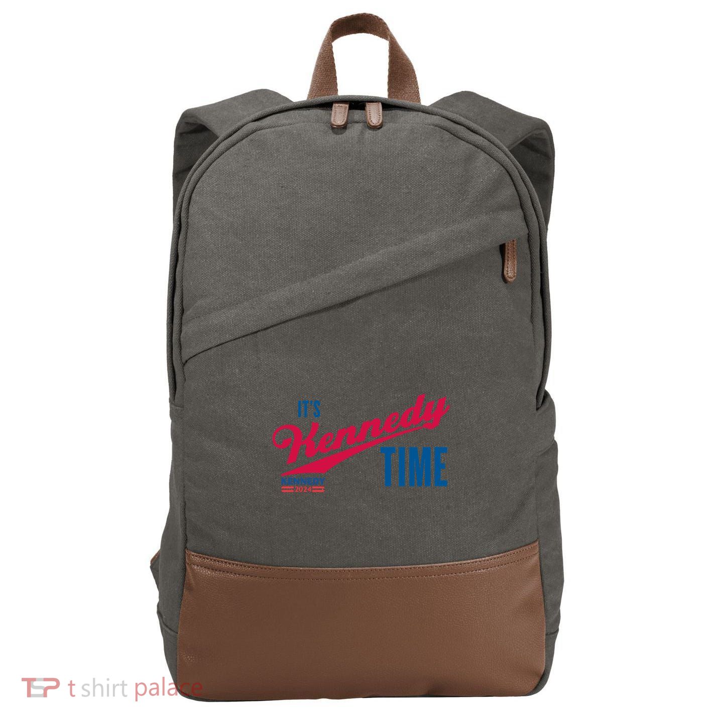 Its Kennedy Time RFK For President 2024 Cotton Canvas Backpack