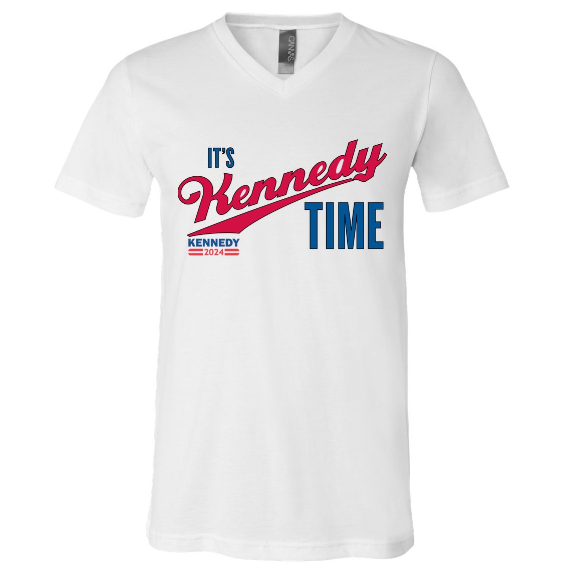 Its Kennedy Time RFK For President 2024 V-Neck T-Shirt