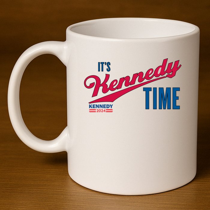 Its Kennedy Time RFK For President 2024 11oz C Handle Ceramic Mug