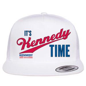 Its Kennedy Time RFK For President 2024 Flat Bill Trucker Hat