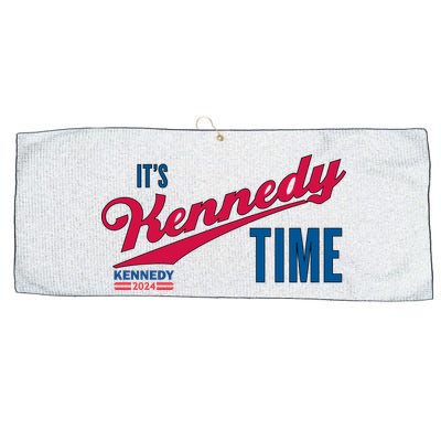 Its Kennedy Time RFK For President 2024 Large Microfiber Waffle Golf Towel