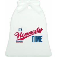 Its Kennedy Time RFK For President 2024 Ceramic Bell Ornament