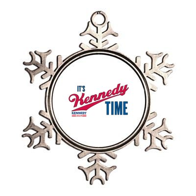 Its Kennedy Time RFK For President 2024 Metallic Star Ornament