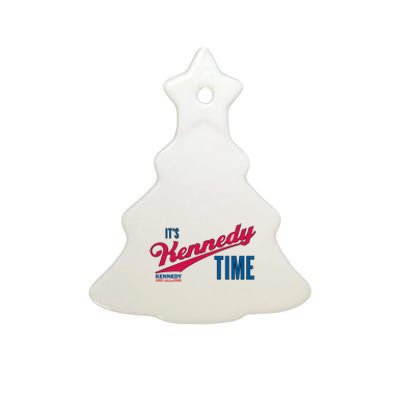 Its Kennedy Time RFK For President 2024 Ceramic Tree Ornament