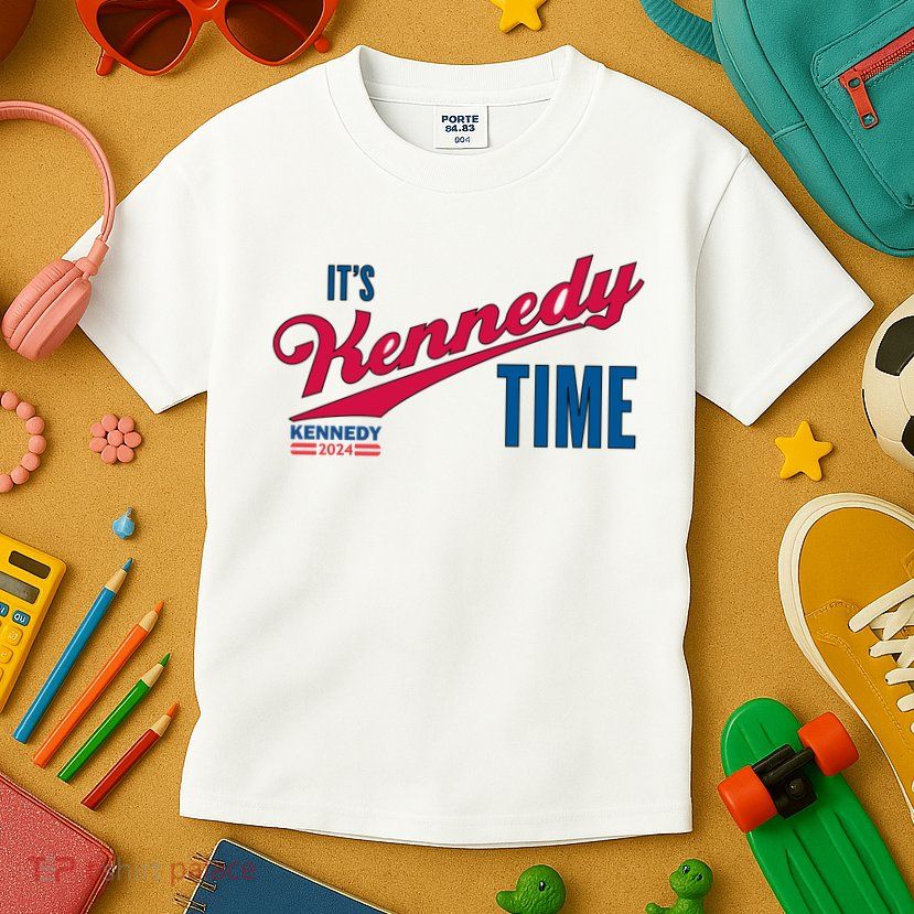 Its Kennedy Time RFK For President 2024 Kids T-Shirt