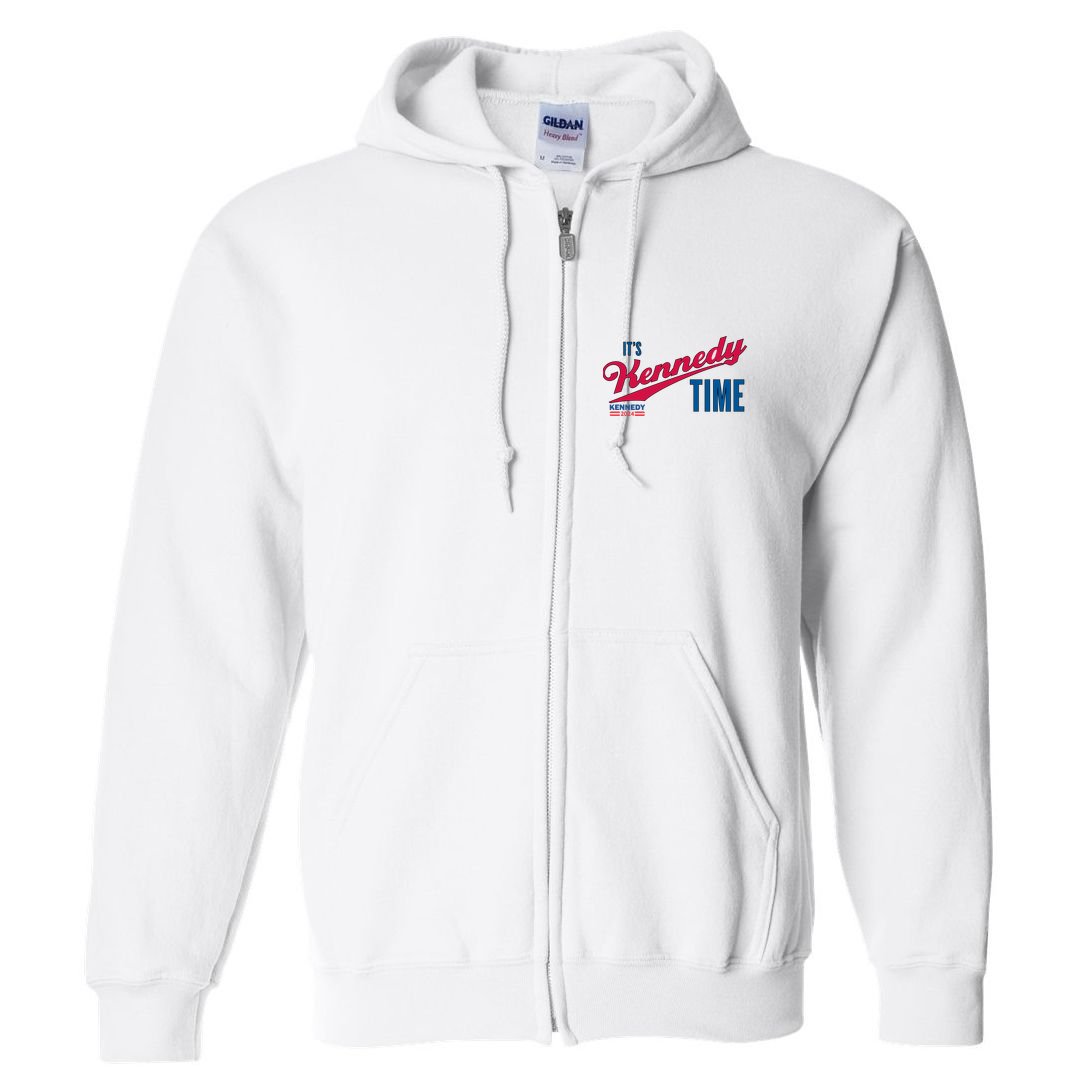 Its Kennedy Time RFK For President 2024 Full Zip Hoodie