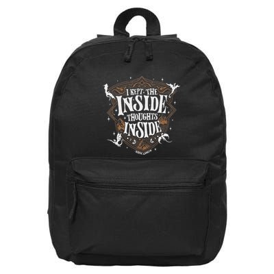 I Kept The Inside Thoughts Inside 16 in Basic Backpack
