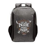 I Kept The Inside Thoughts Inside Vector Backpack