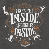 I Kept The Inside Thoughts Inside Vector Backpack