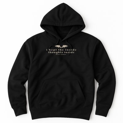 I Kept The Inside Thoughts Inside Bookish Hoodie