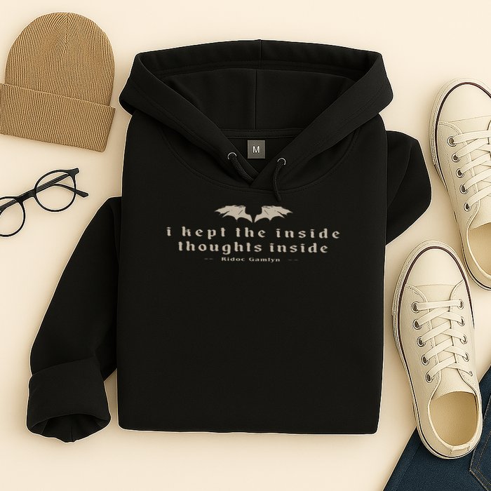 I Kept The Inside Thoughts Inside Bookish Hoodie