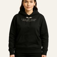 I Kept The Inside Thoughts Inside Bookish Hoodie