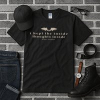 I Kept The Inside Thoughts Inside Bookish Tall T-Shirt