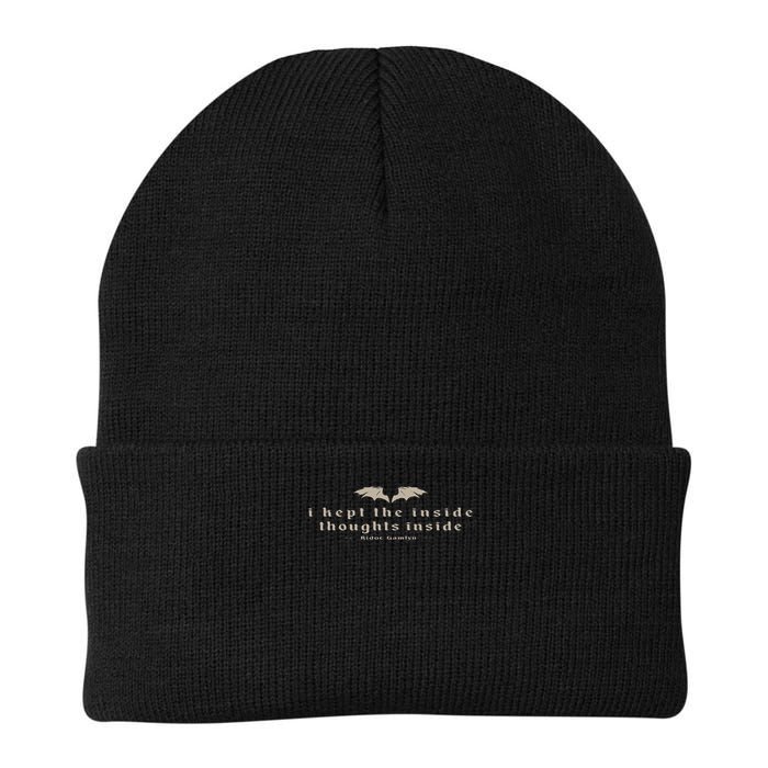 I Kept The Inside Thoughts Inside Bookish Beanie