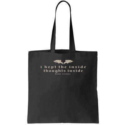 I Kept The Inside Thoughts Inside Bookish Bag