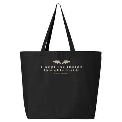 I Kept The Inside Thoughts Inside Bookish 25L Jumbo Tote
