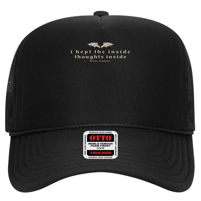 I Kept The Inside Thoughts Inside Bookish Trucker Hat