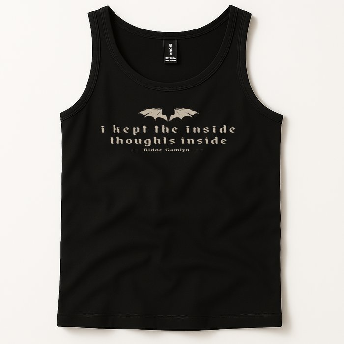 I Kept The Inside Thoughts Inside Bookish Tank Top